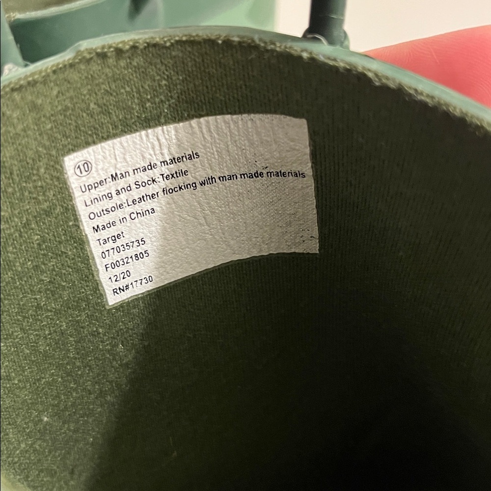 Cat & Jack Kids' Forest Green Rain Boots - Picture 3 of 6